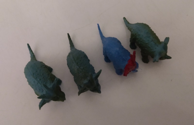 FOUR STYRACOSAURUS