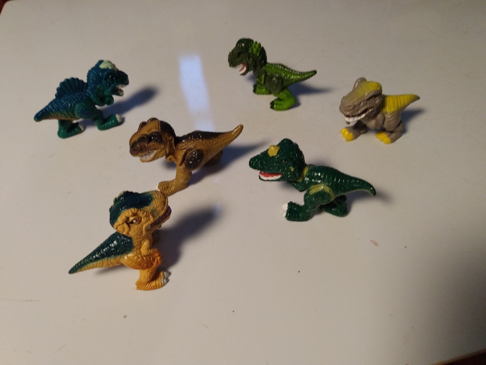 FOUR DINO FROZ DINOSAURS