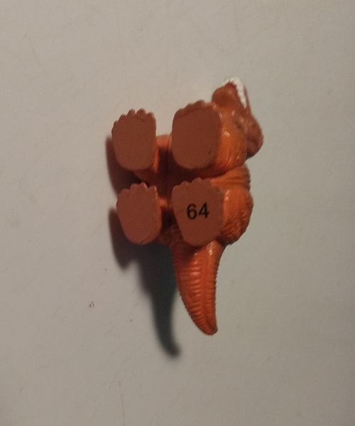 64 - UNDERSIDE NUMBERING OF BRONTOSAURUS