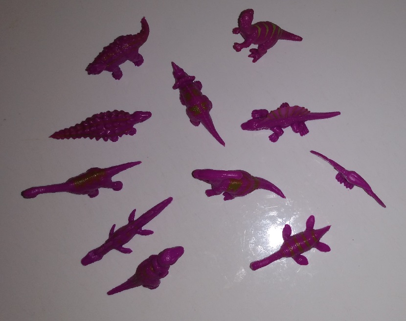 MY PURPLE NEON DINOSURS