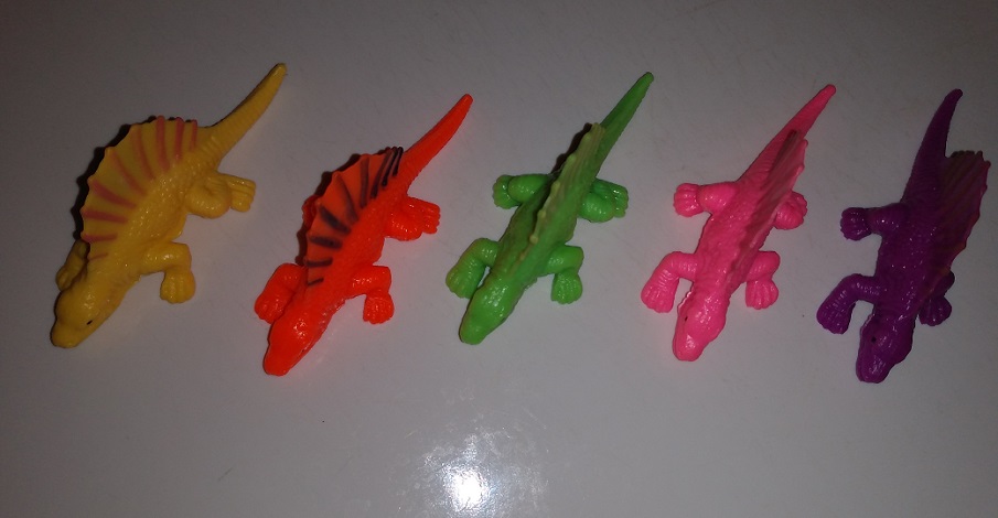 ALL FIVE NEON DIMETRODON