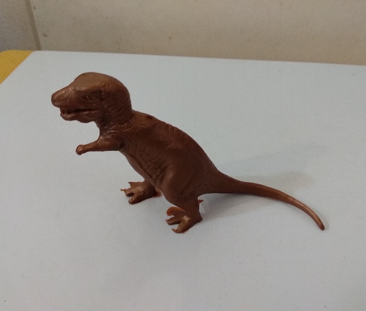 SINCLAIR/DFC LARGE GOLD TYRANNOSAURUS