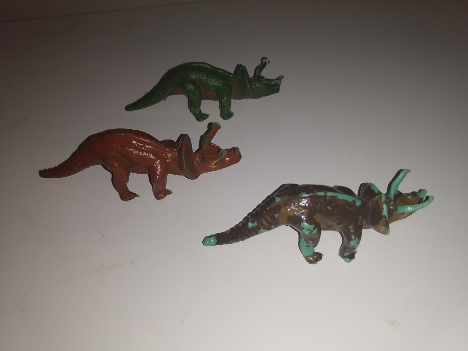 THREE CHERILEA TRICERATOPS