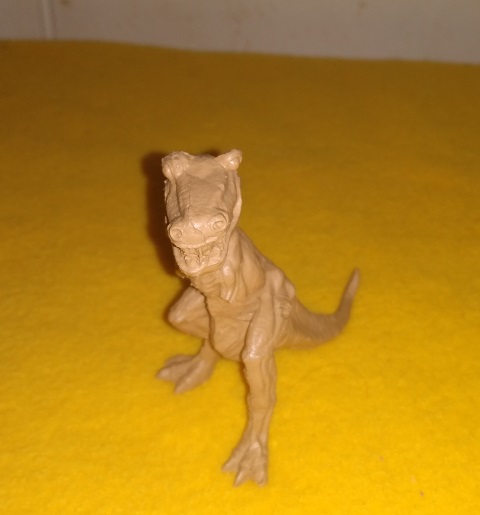 TIMPO BROWN TYRANNOSAURUS WITH ARMS FALLEN OFF