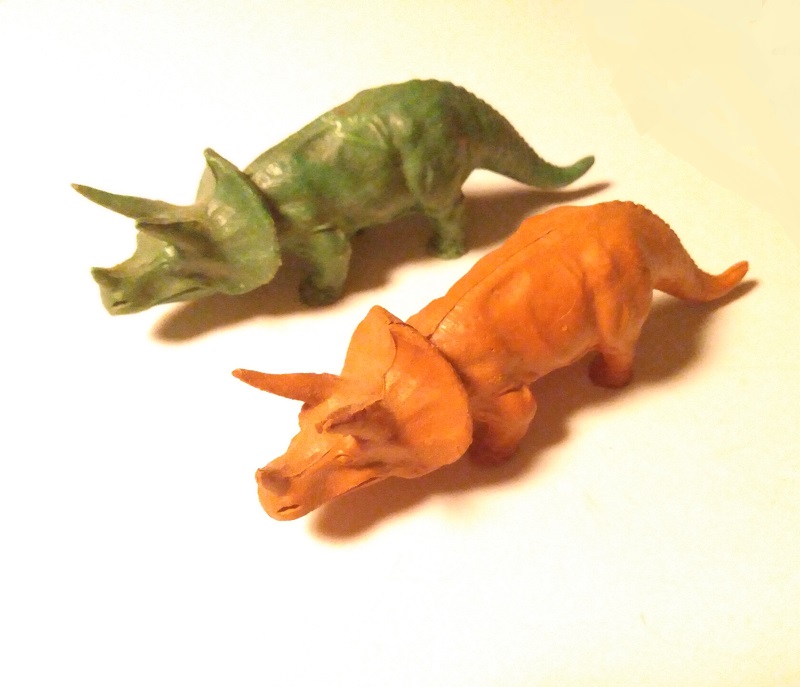 TWO TIMPO TRICERATOPS