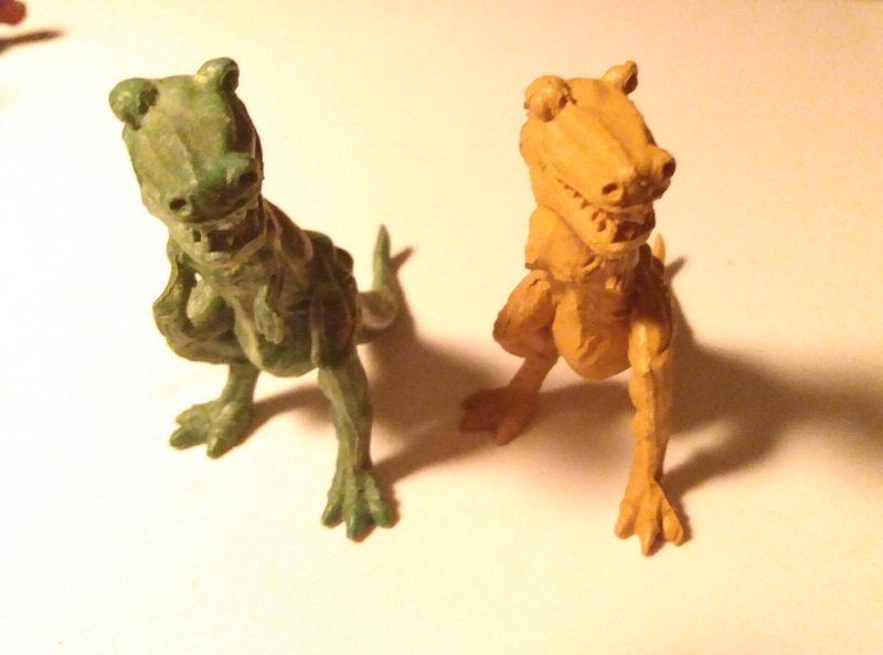 TWO TIMPO TYRANNOSAURUS