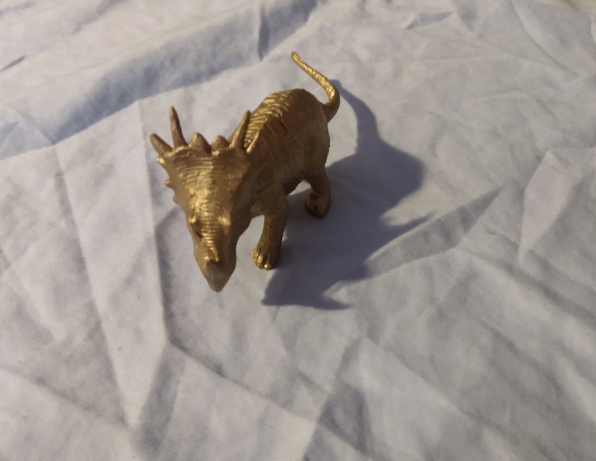 GOLD STYRACOSAURUS