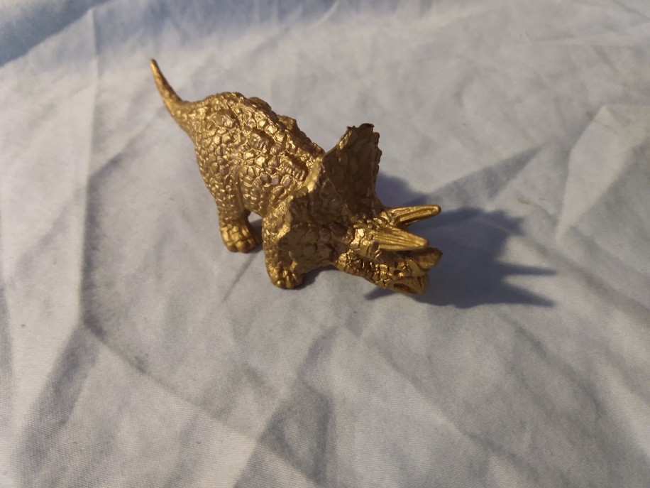 GOLD TRICERATOPS