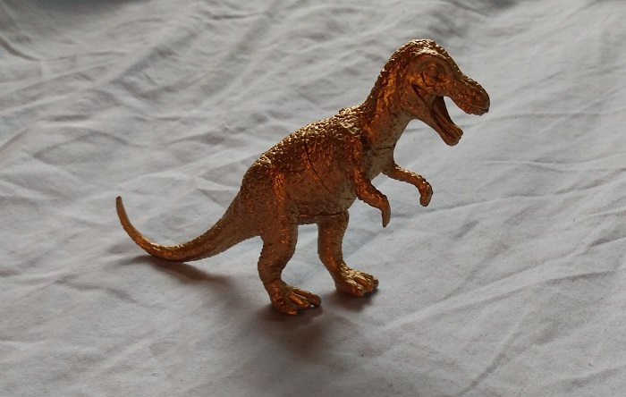 GOLD TYRANNOSAURUS