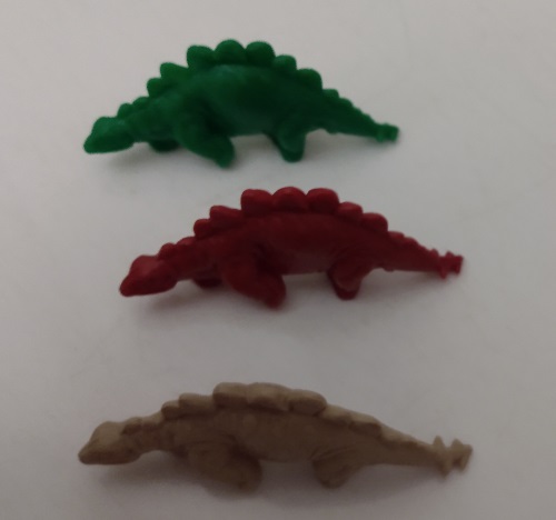 THREE EL CIGARRAL STEGOSAURUS