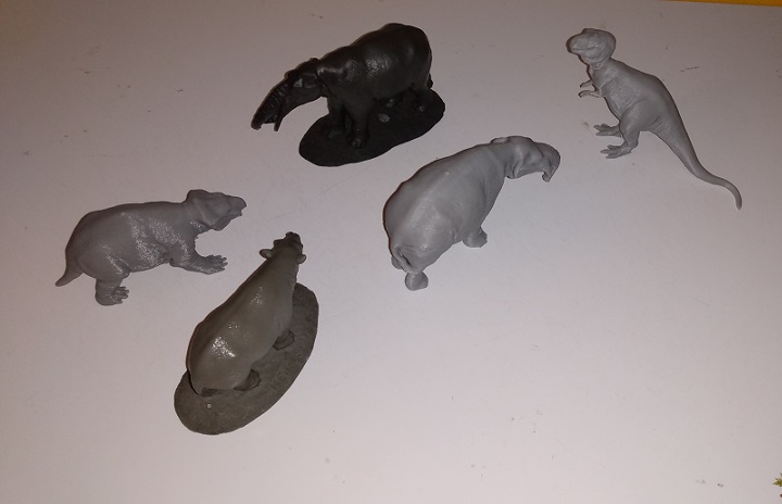 3D DINOSAURS GROUP PHOTO