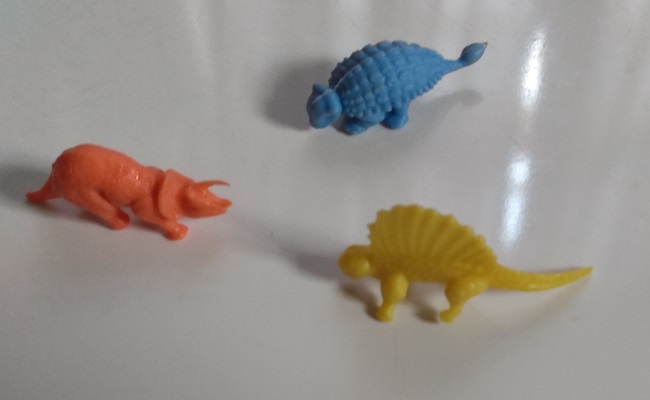 THREE DINOSAURS