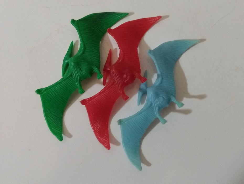 RED, BLUE, AND GREEN PTERANODON