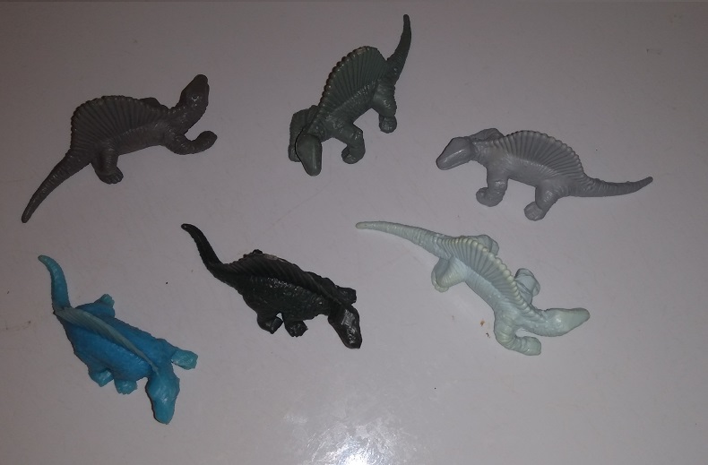 SIX PACK OF DIMETRODONS