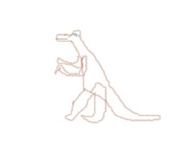 ALVA CORYTHOSAURUS COMPUTER DRAWING