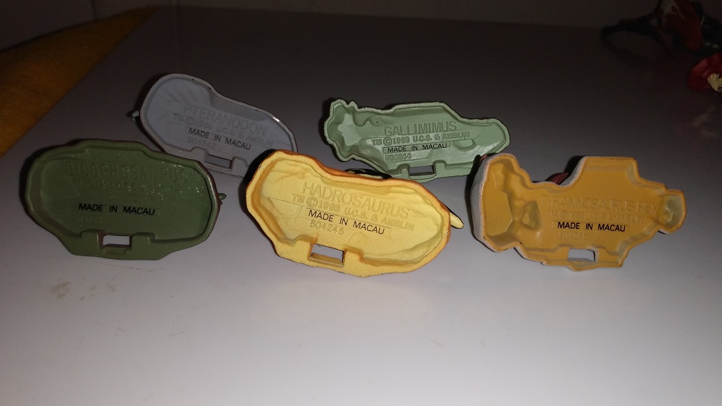 AMBLIN METAL DINOSAURS