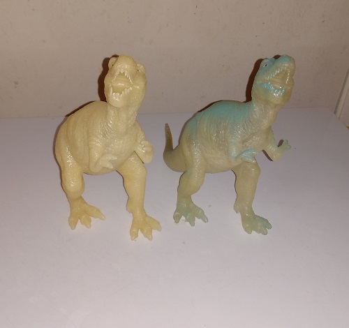 MEDIUM TRANSLUCENT TYRANNOSAURUS PAIR