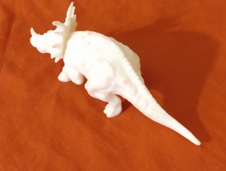 WHITE STYRACOSAURUS