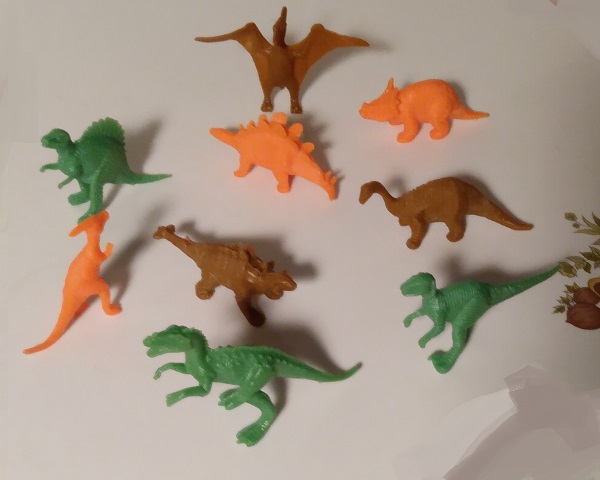 NINE SMALLER DINOSAUR