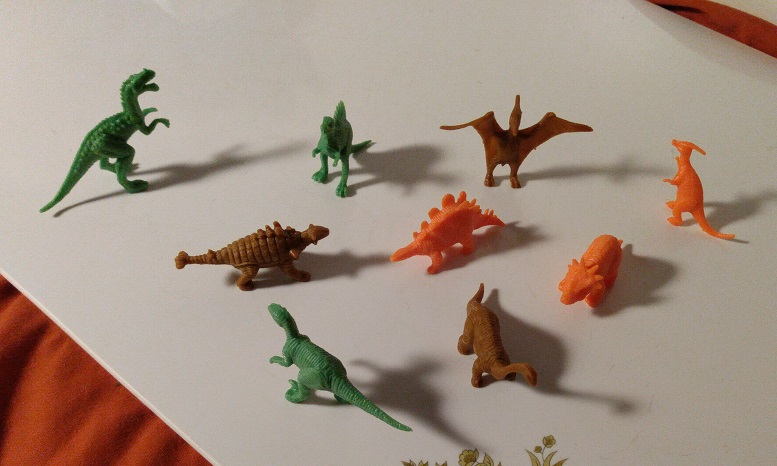 NINE SMALLER DINOSAUR
