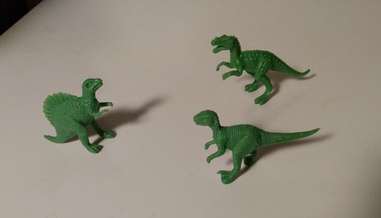 SMALL GREEN DINOSAURS