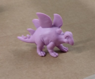 PASTEL COLORED DINOSAUR