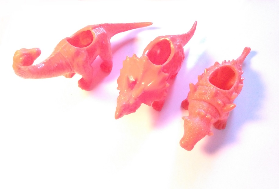 ORANGE DINOSAUR PLANTERS
