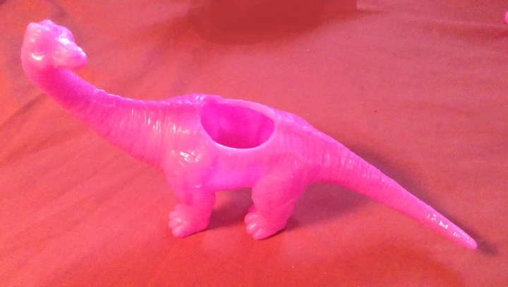 ROSE PINK BRONTOSAURUS PLANTER
