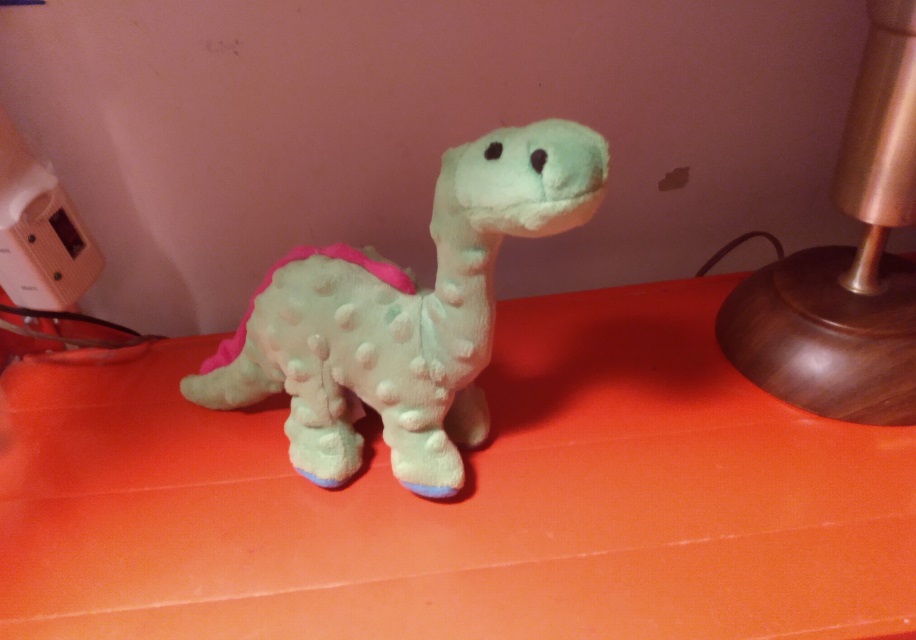 BRONTOSAURUS DOG TOY