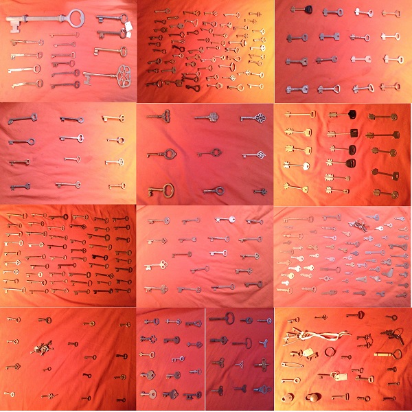 SKELETON KEY JOINED SQUARES - SMALL