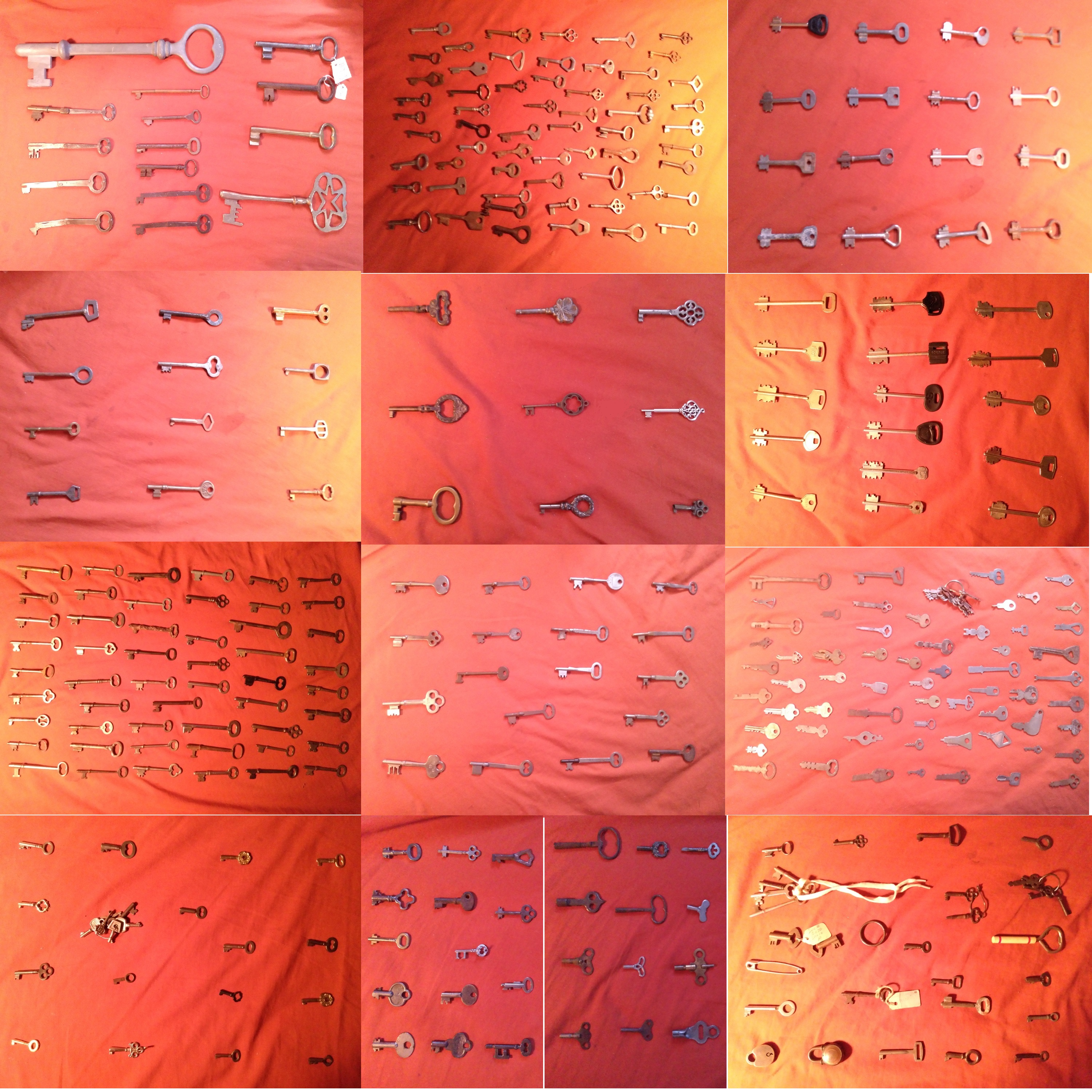 SKELETON KEY JOINED SQUARES - VERY LARGE