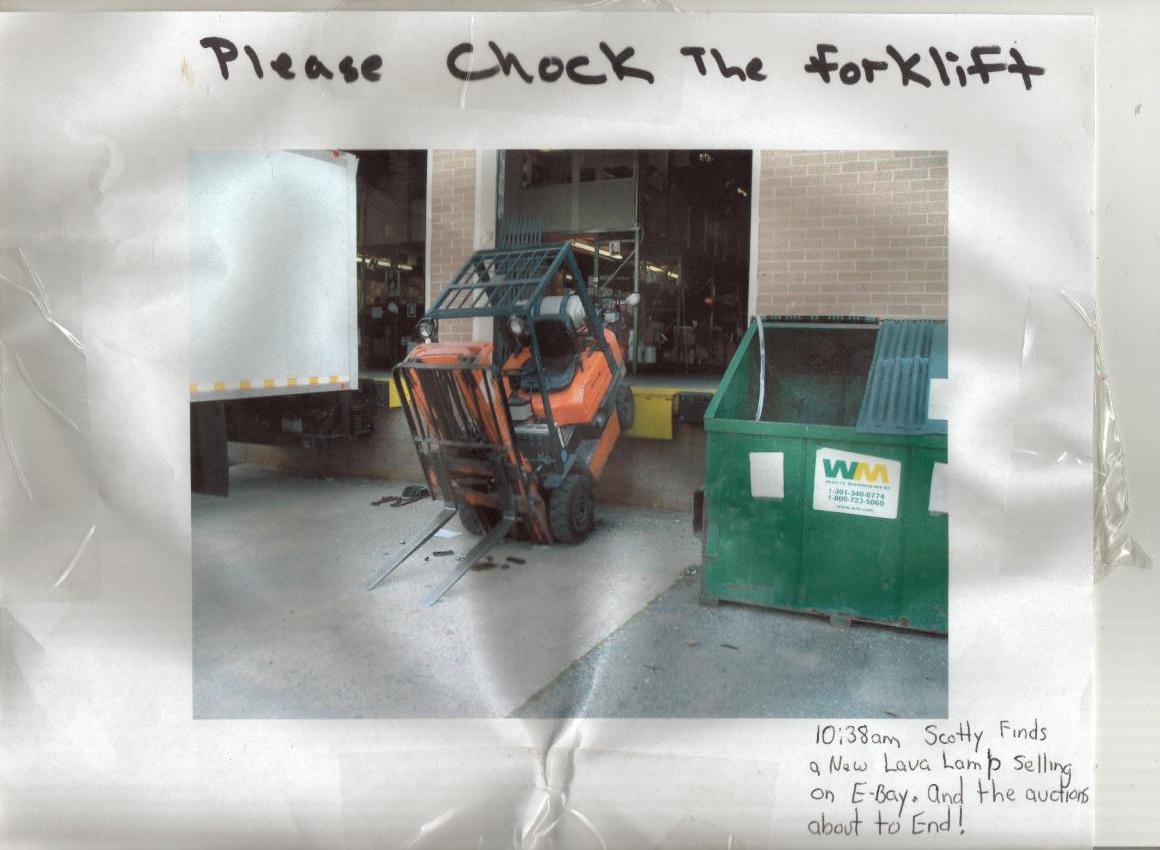 FORKLIFT WRECK