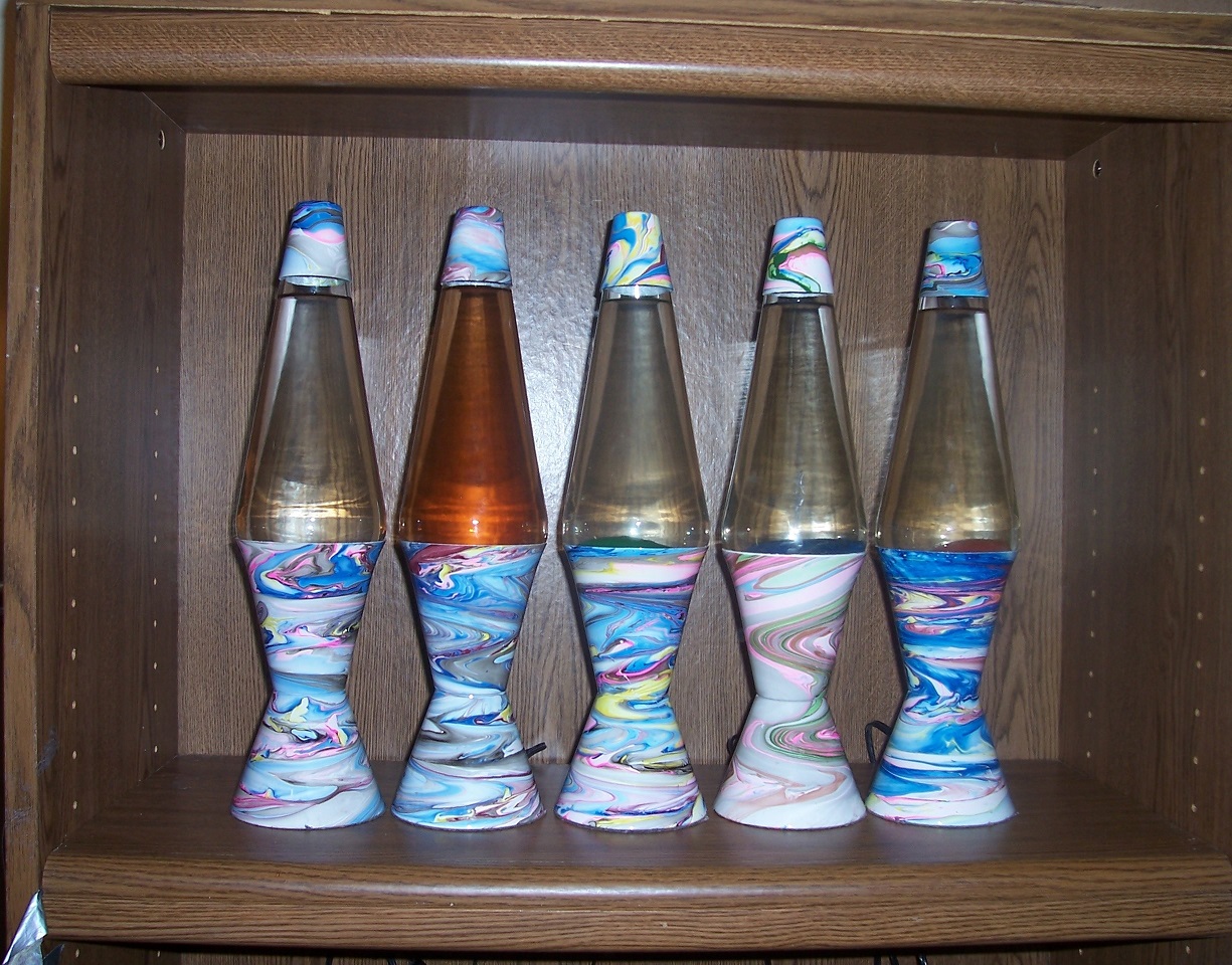 LIMITED EDITION MULTI COLOR SWIRL LAVA LAMPS