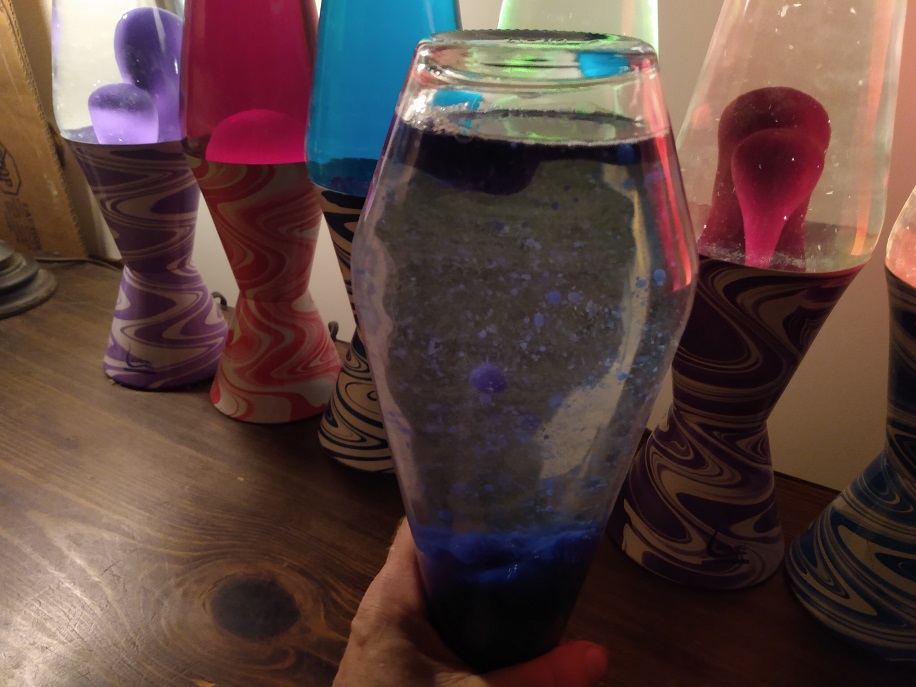 TEN PSYCHEDELIC SWIRL LAVA LAMPS