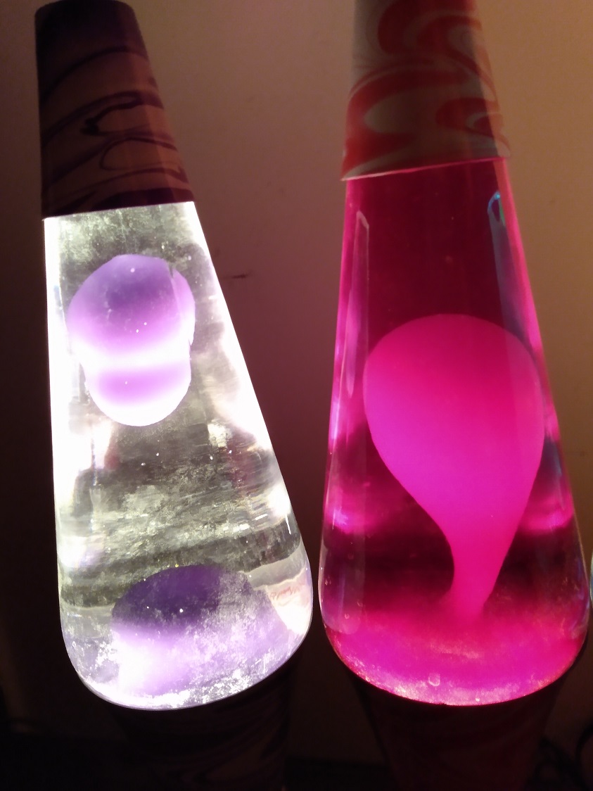 TEN PSYCHEDELIC SWIRL LAVA LAMPS