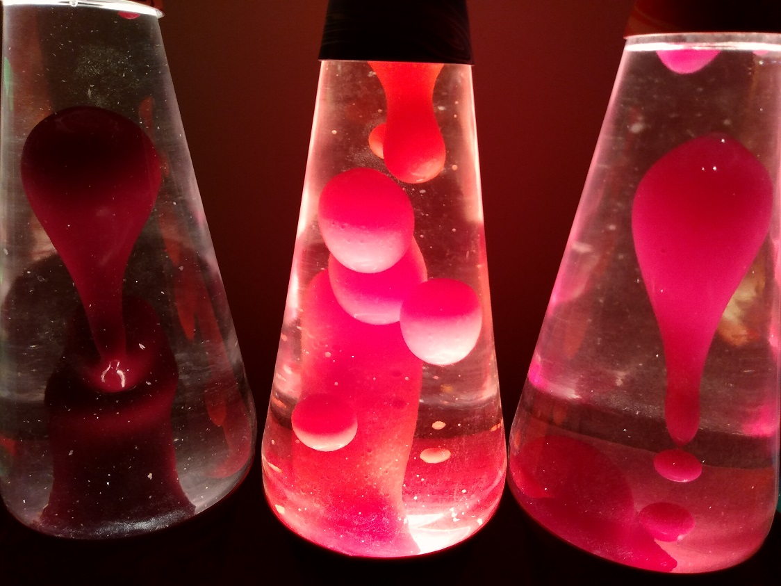 TEN PSYCHEDELIC SWIRL LAVA LAMPS