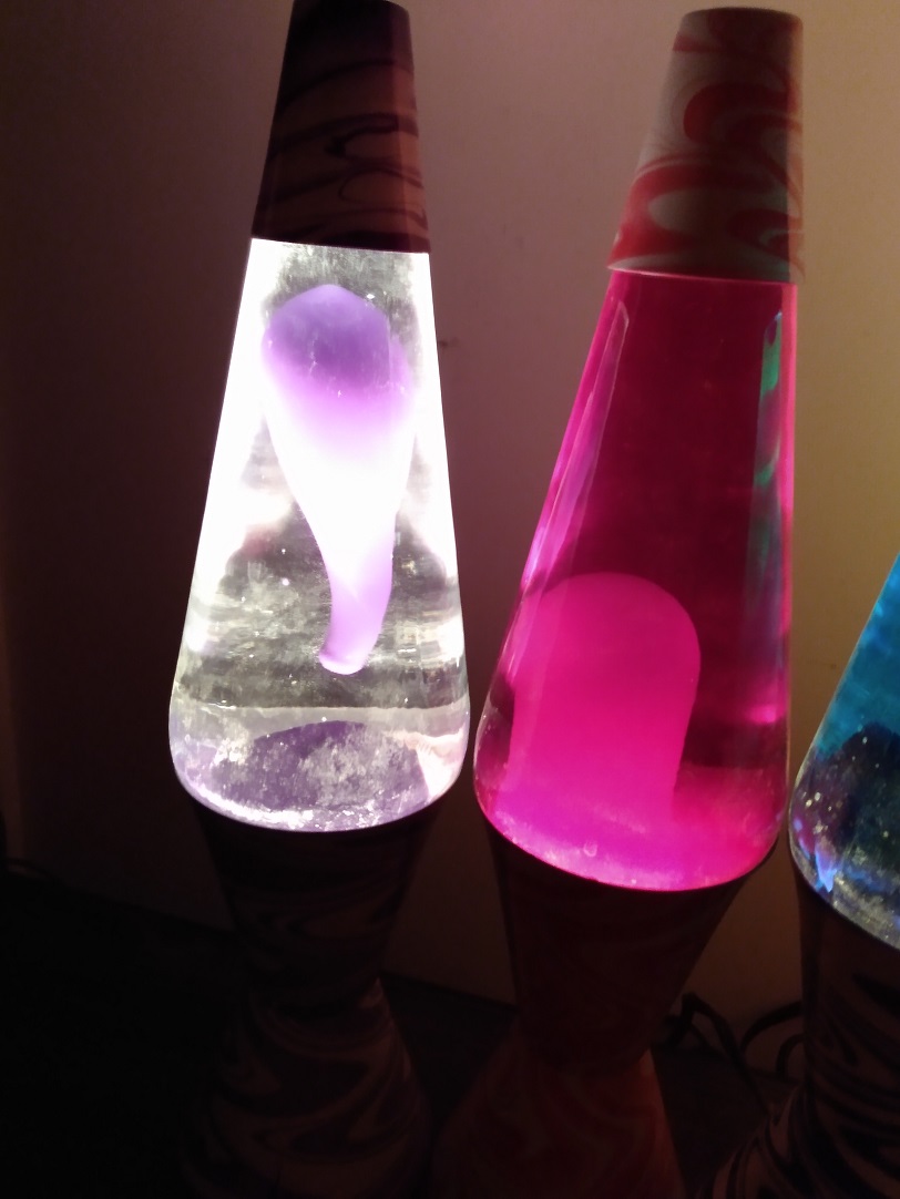 TEN PSYCHEDELIC SWIRL LAVA LAMPS