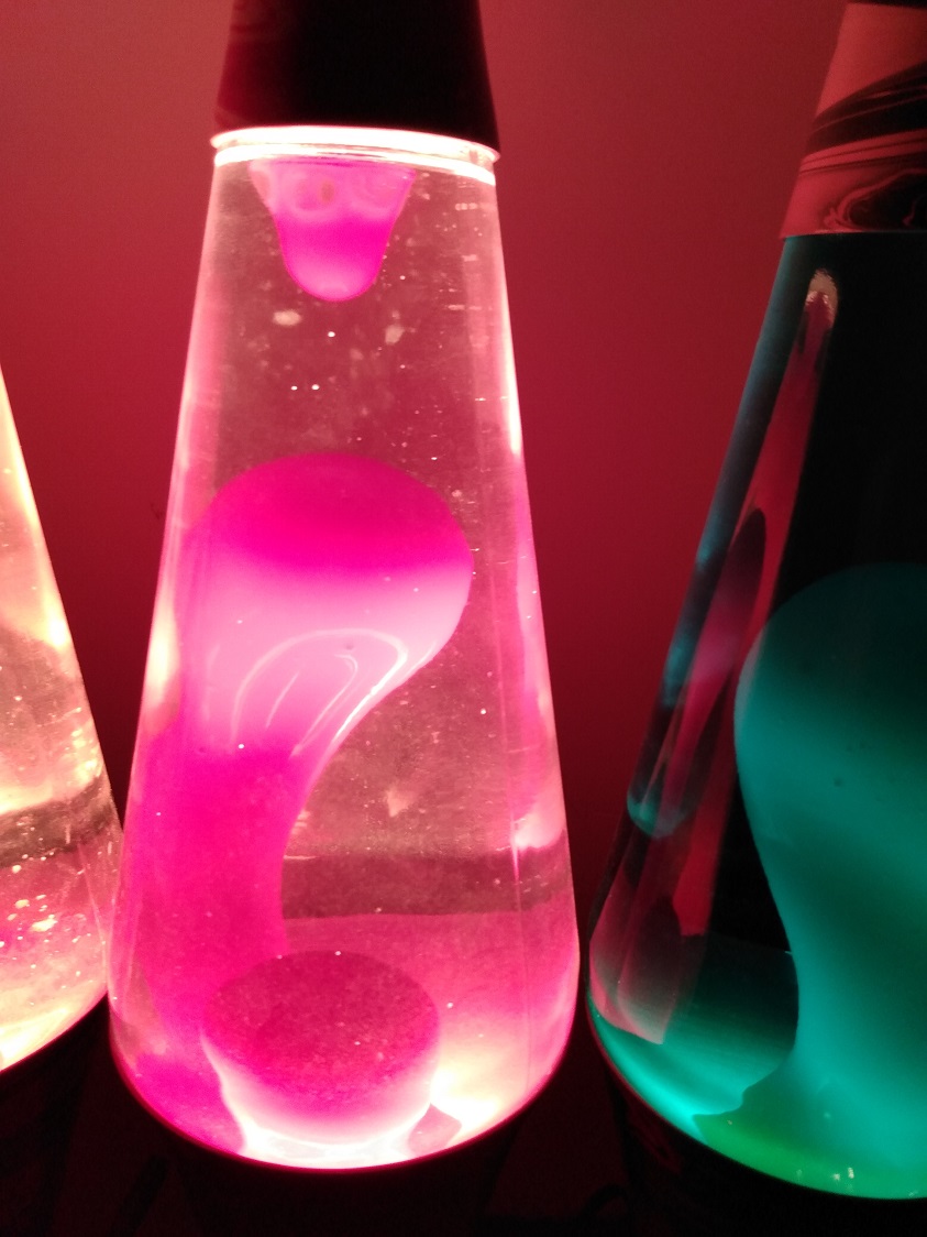 TEN PSYCHEDELIC SWIRL LAVA LAMPS