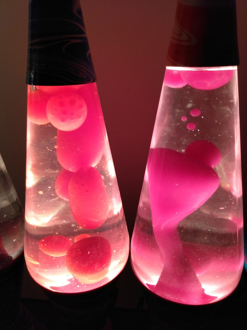 TEN PSYCHEDELIC SWIRL LAVA LAMPS