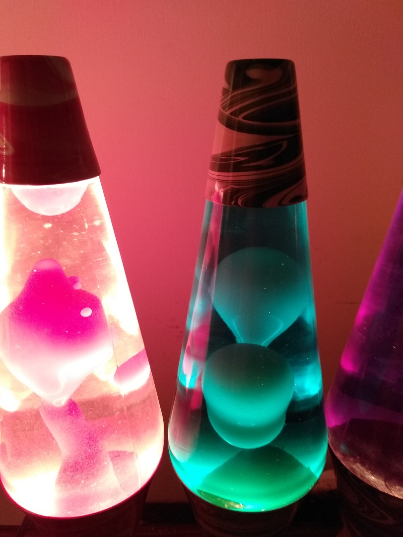 TEN PSYCHEDELIC SWIRL LAVA LAMPS