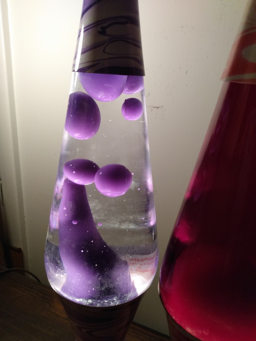 TEN PSYCHEDELIC SWIRL LAVA LAMPS