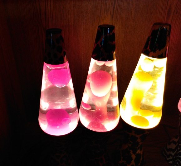 LEOPARD AND CHEETAHS LAVA LAMPS