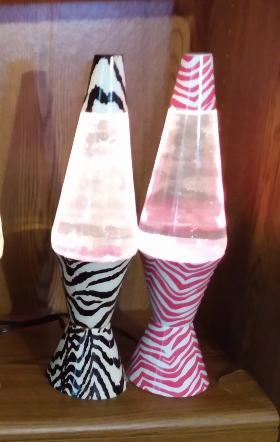 ZEBRA LAVA LAMPS
