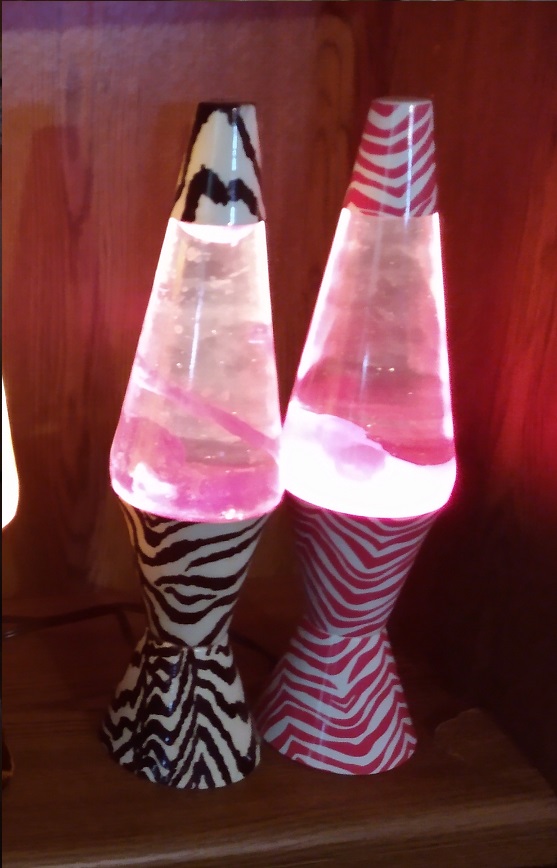 ZEBRA LAVA LAMPS
