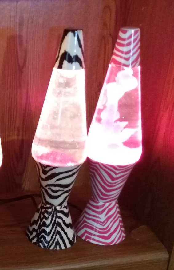 ZEBRA LAVA LAMPS