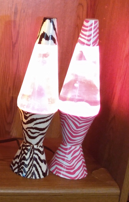 ZEBRA LAVA LAMPS