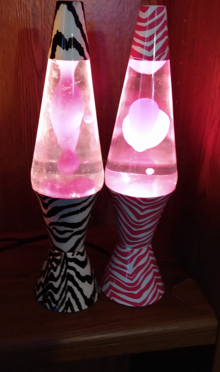 ZEBRA LAVA LAMPS