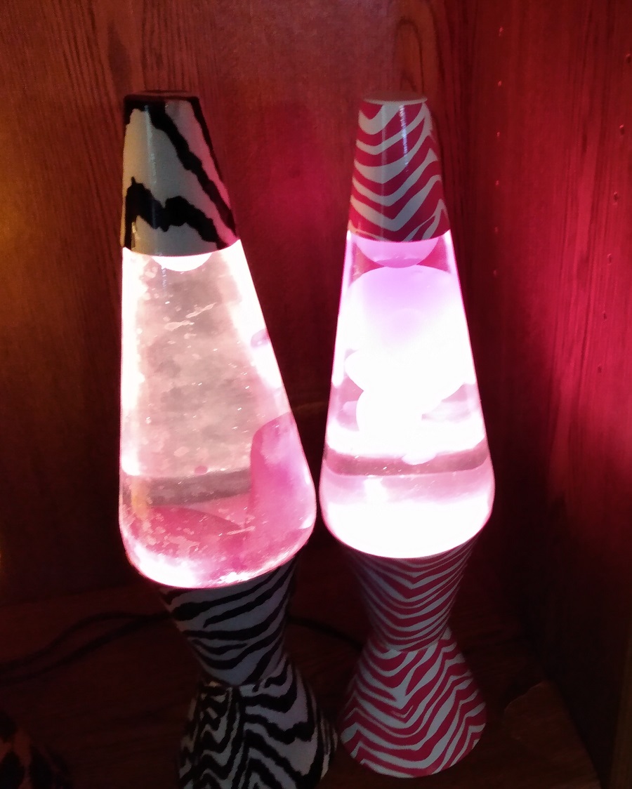 ZEBRA LAVA LAMPS