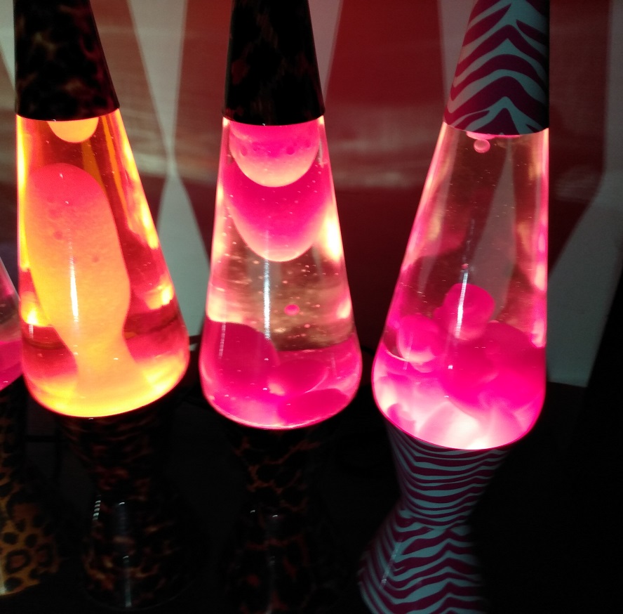 ALL SEVEN OF MY SAFARI LAVA LAMPS