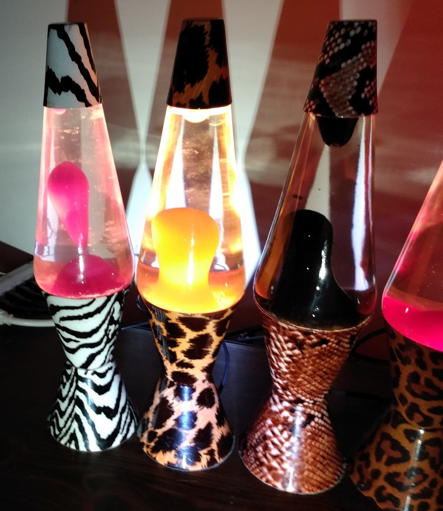 ALL SEVEN OF MY SAFARI LAVA LAMPS